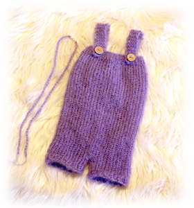 Mohair Overall lavendel