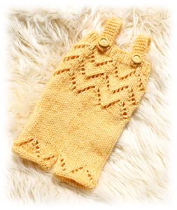 Merino Overall hellgelb